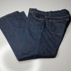 10 GAP CRISP VINTAGE 2000 Y2K BOOT CUT DARK DENIM STRAIGHT LEG FLARE jeans